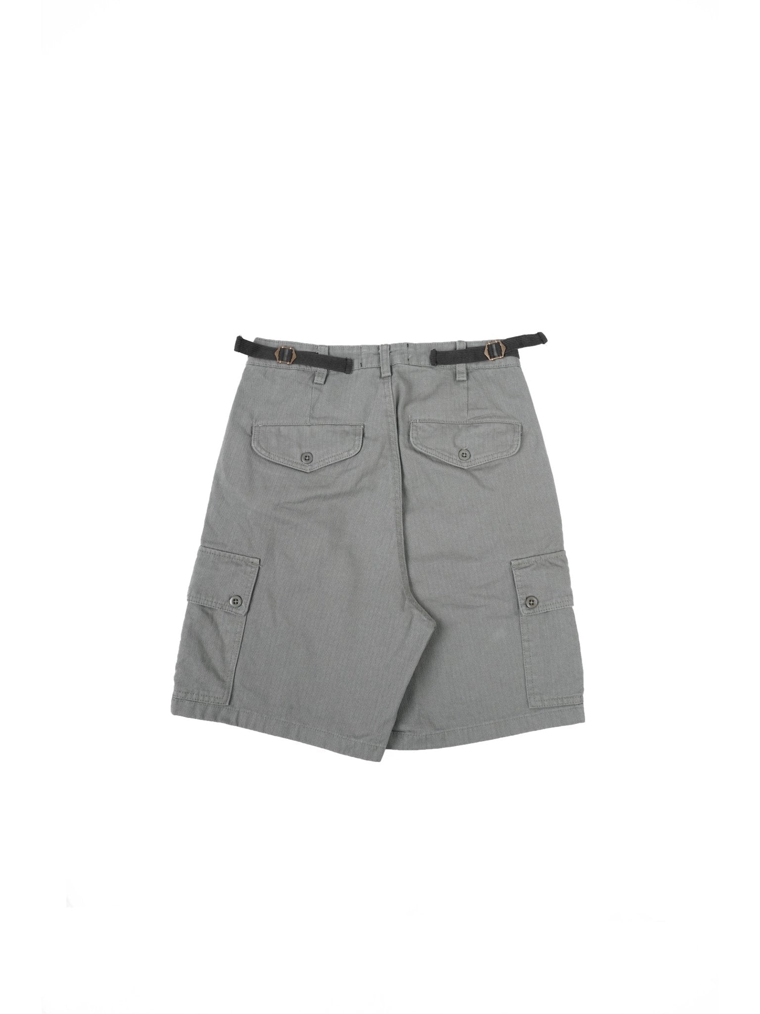 HBT04 Army Shorts 人字紋軍裝短褲 - Full House Denim & Workshop