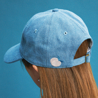 【Light Blue】Rabbit Embroidery Denim Cap - Full House Denim & Workshop