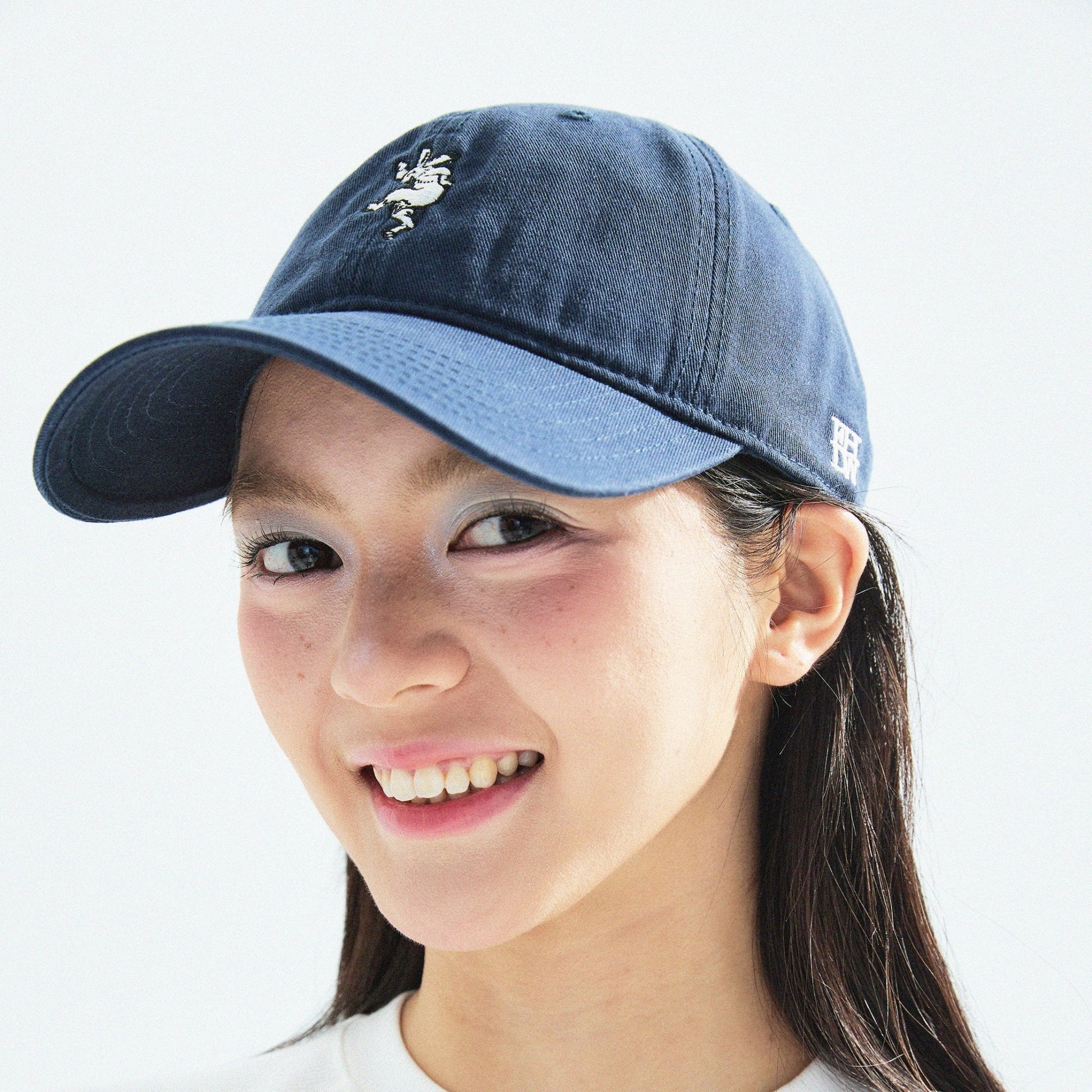 【Navy】Happy Rabbit Cap - Full House Denim & Workshop