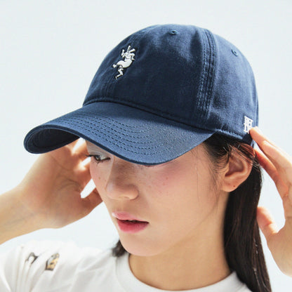 【Navy】Happy Rabbit Cap - Full House Denim & Workshop