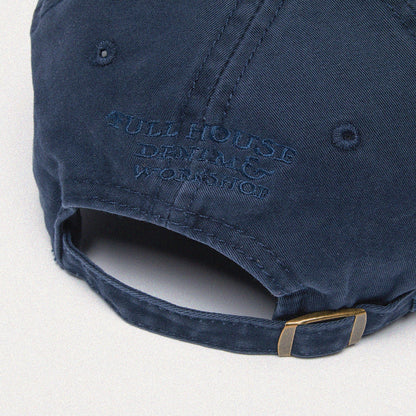 【Navy】Hold A Full House Washed Cap - Full House Denim & Workshop