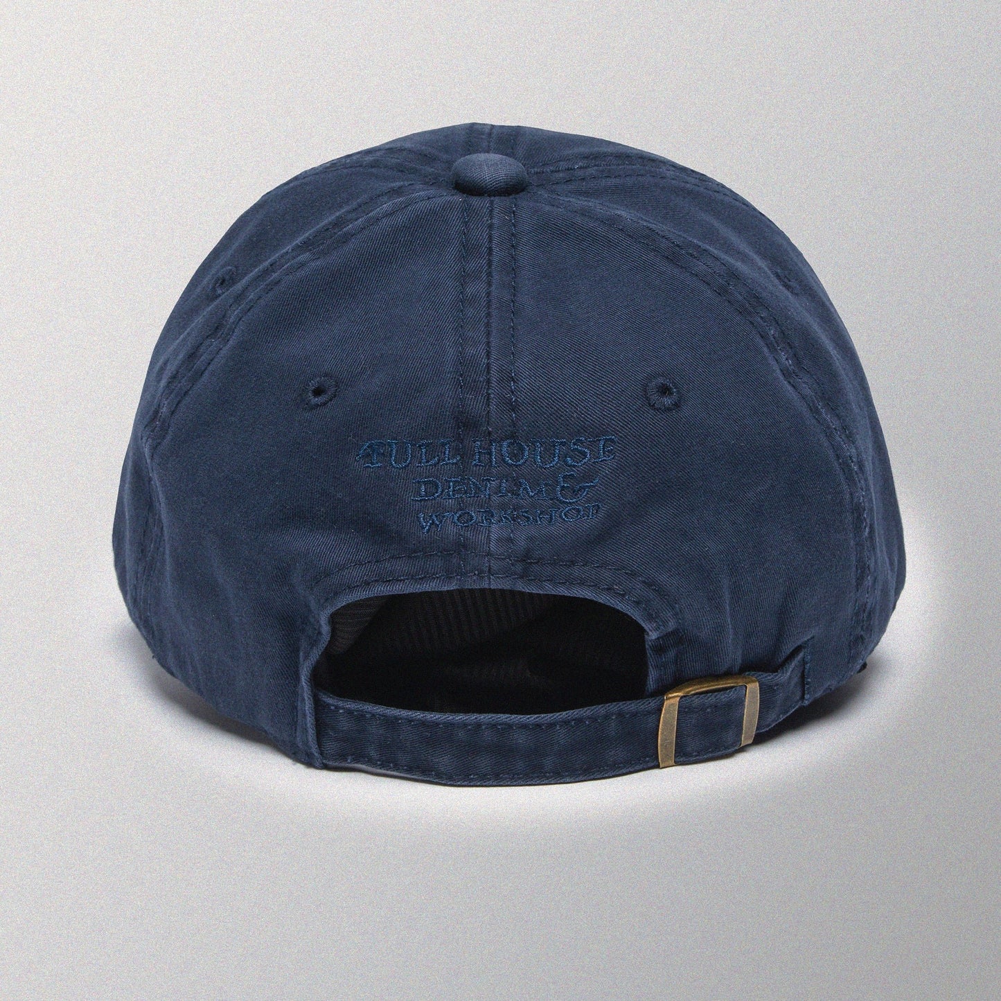 【Navy】Hold A Full House Washed Cap - Full House Denim & Workshop