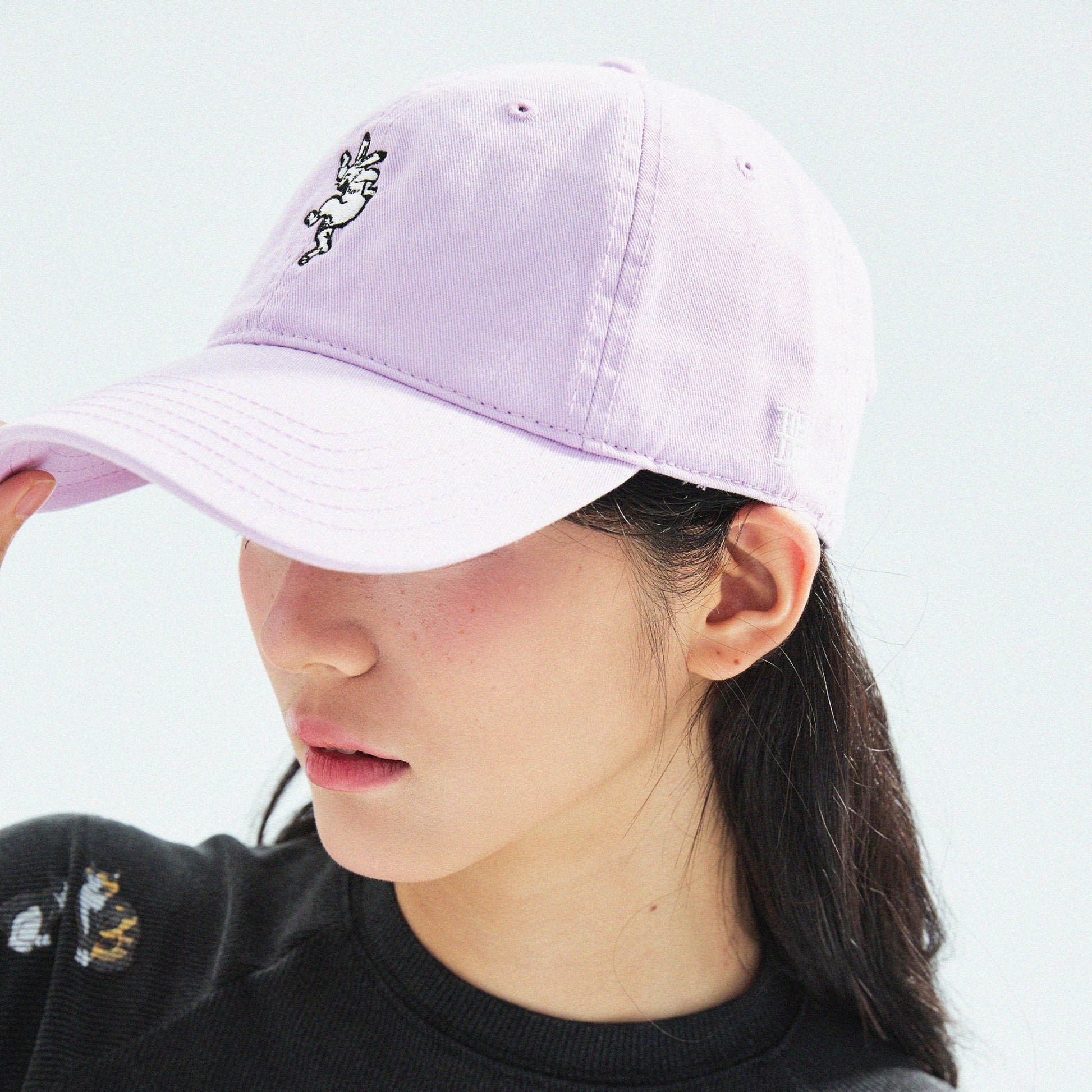 【Pink】Happy Rabbit Cap - Full House Denim & Workshop