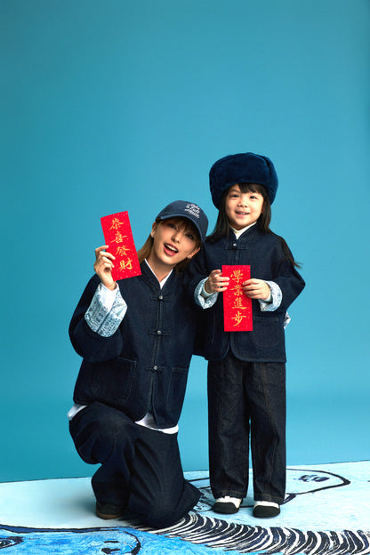 【藍御納戶銀織】Aionando Denim KF Jacket