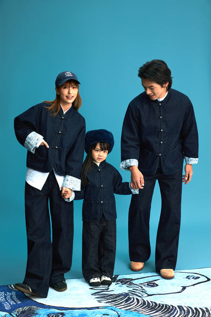 【藍御納戶銀織】Aionando Denim KF Jacket