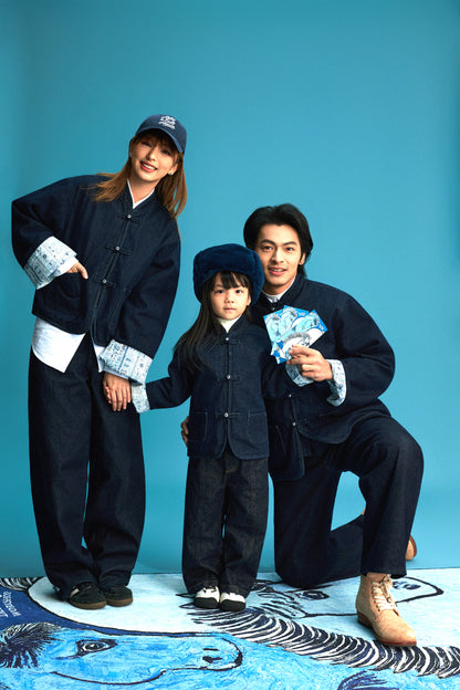 【藍御納戶銀織】Aionando Denim KF Jacket