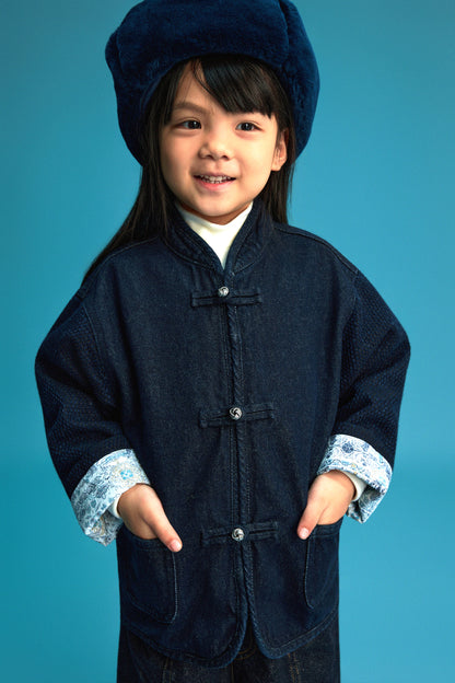 【藍御納戶銀織】Aionando Denim KF Jacket