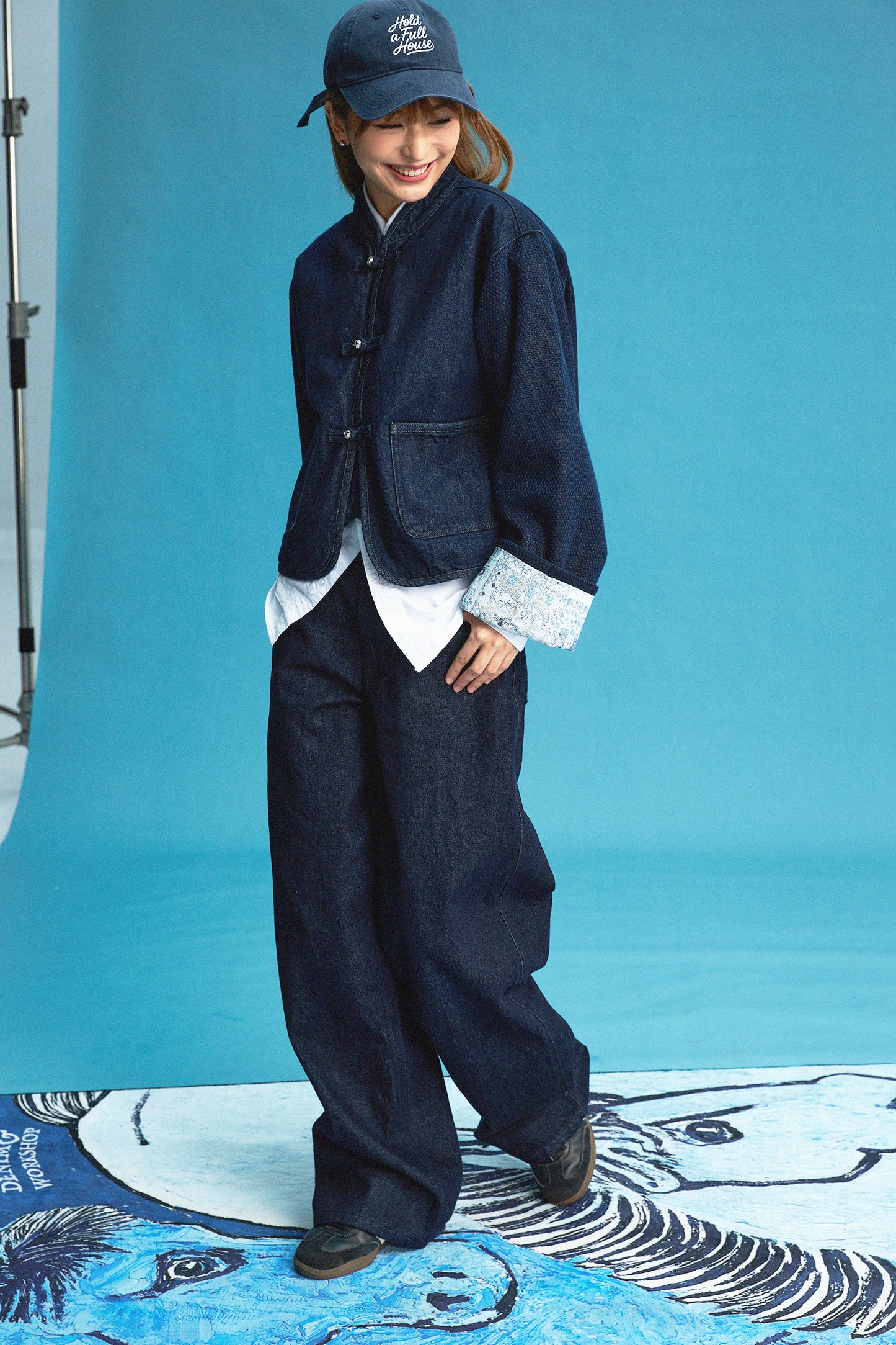 Aionando 13oz Wide Legs Denim Jeans