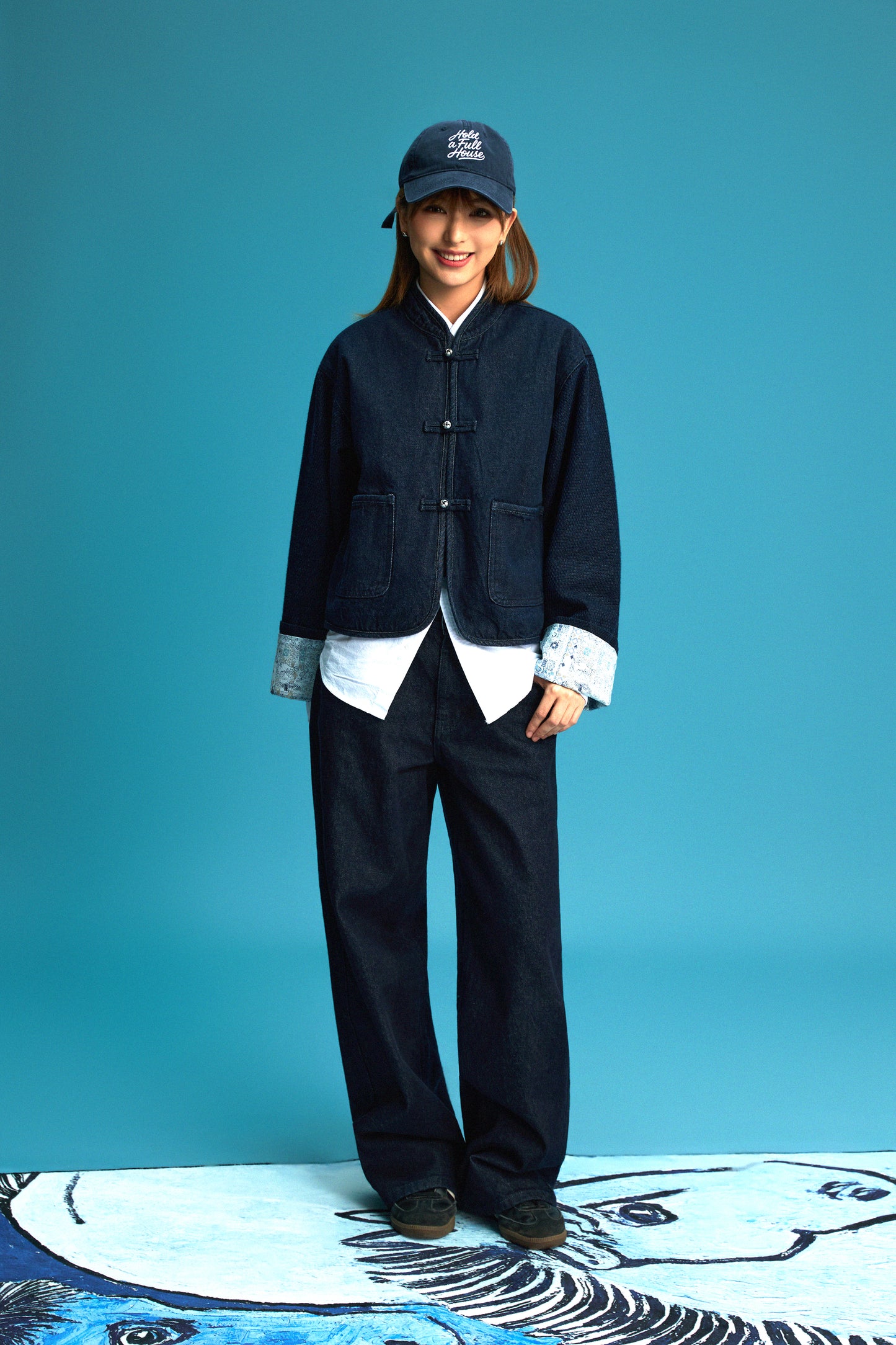 【藍御納戶銀織】Aionando Denim KF Jacket