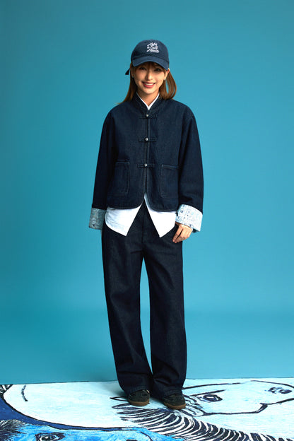 【藍御納戶銀織】Aionando Denim KF Jacket