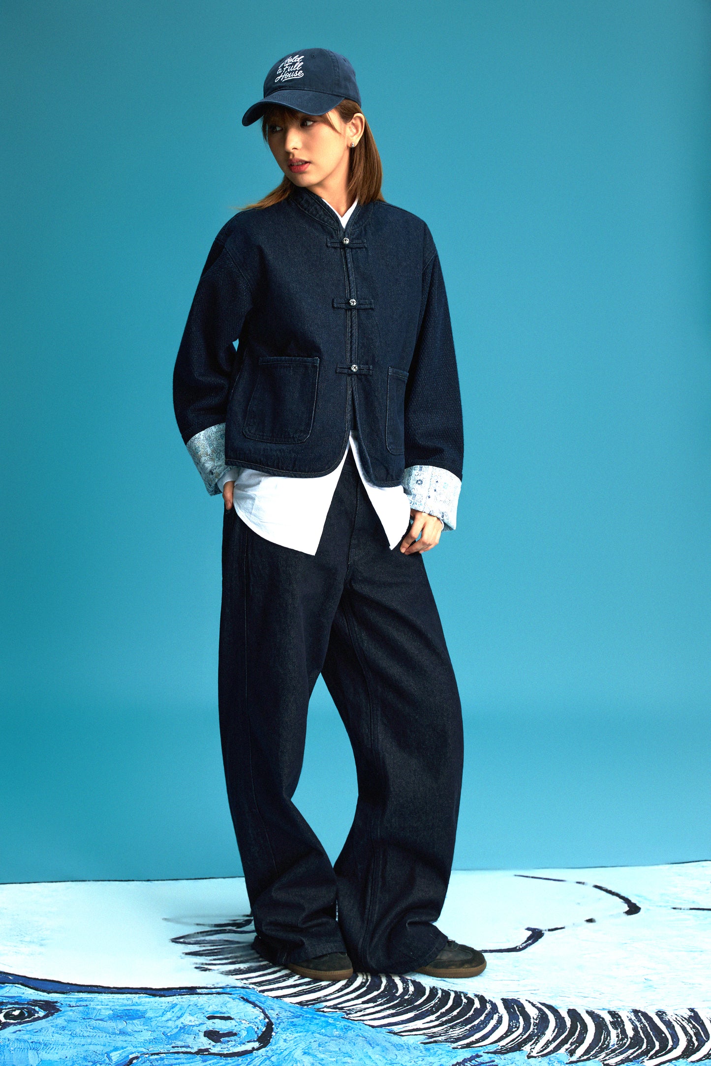 【藍御納戶銀織】Aionando Denim KF Jacket