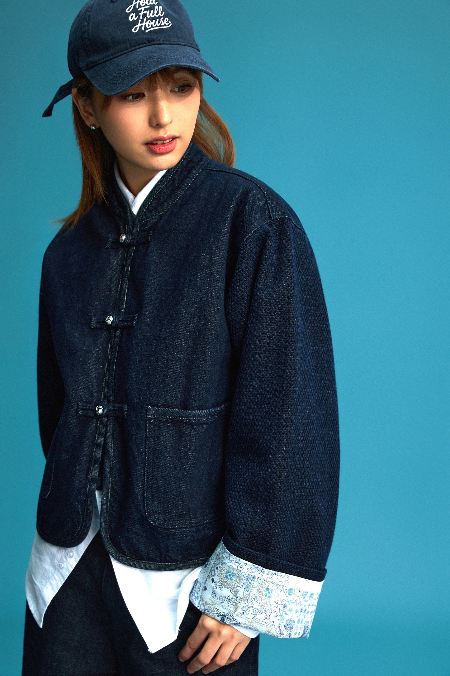 【藍御納戶銀織】Aionando Denim KF Jacket