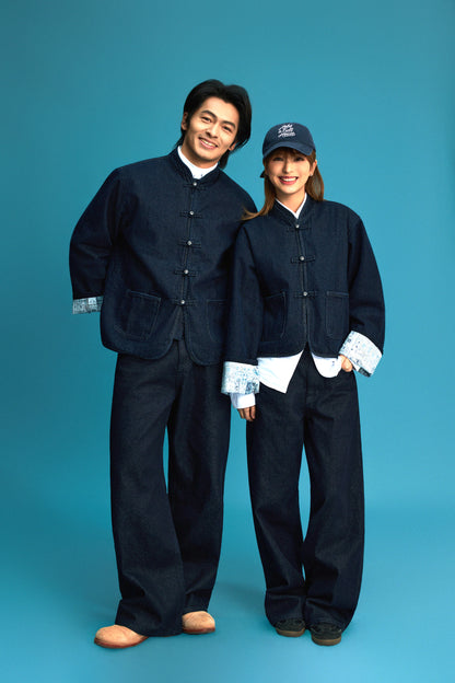 【藍御納戶銀織】Aionando Denim KF Jacket