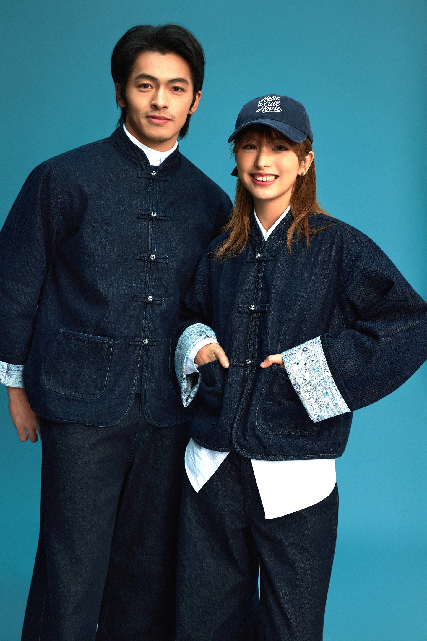 【藍御納戶銀織】Aionando Denim KF Jacket