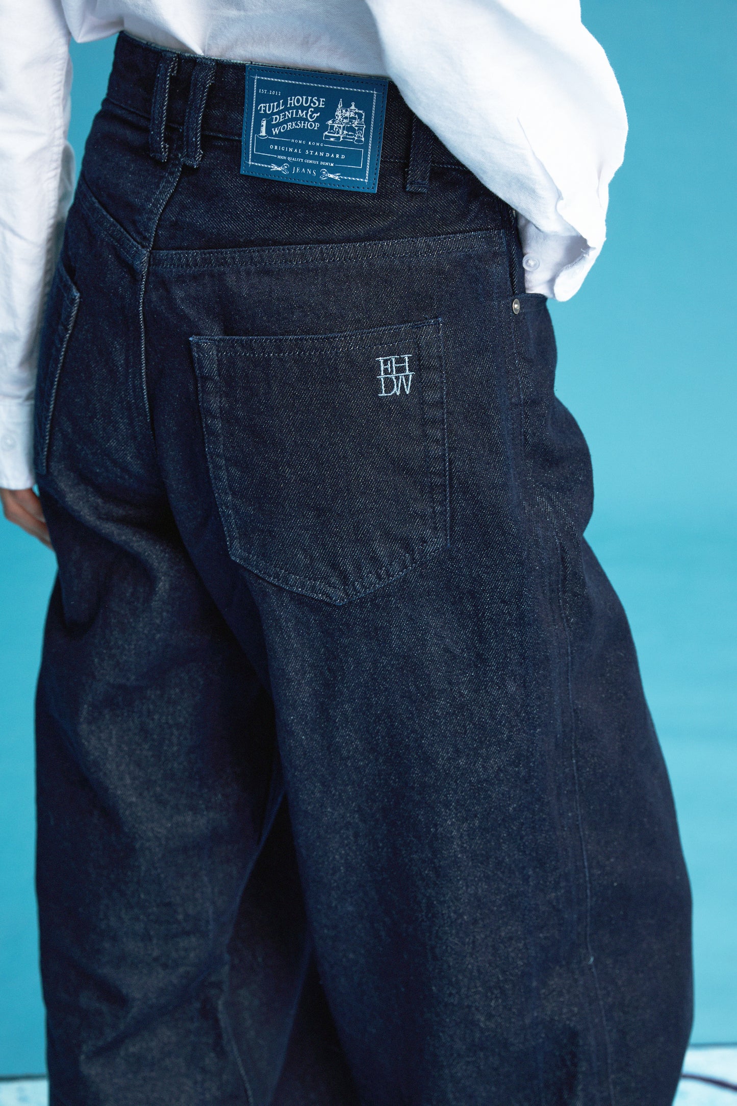 Aionando 13oz Wide Legs Denim Jeans