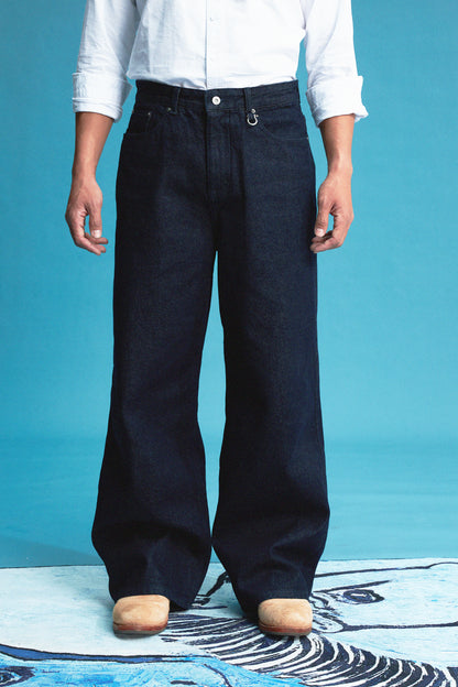 Aionando 13oz Wide Legs Denim Jeans
