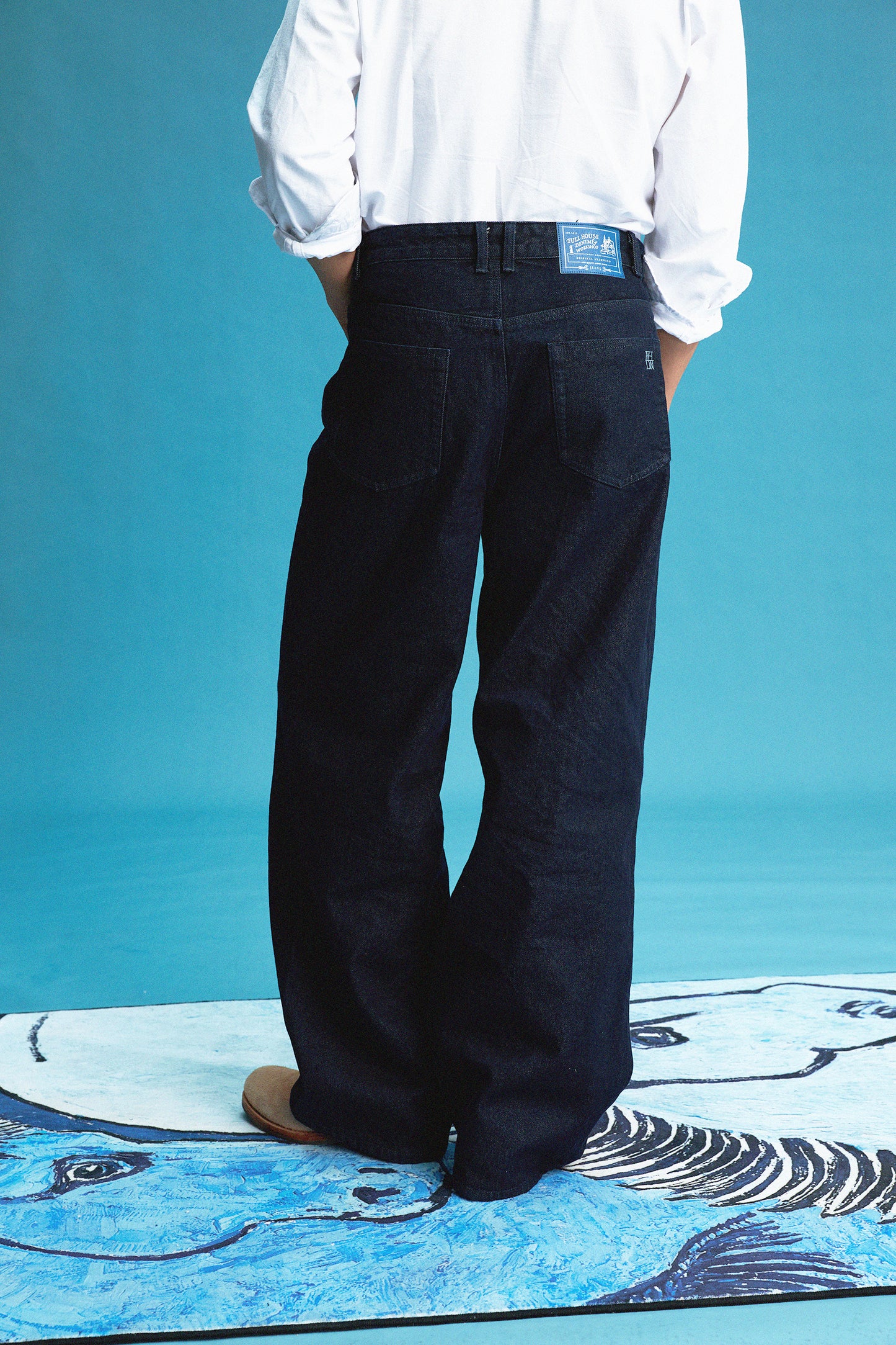 Aionando 13oz Wide Legs Denim Jeans