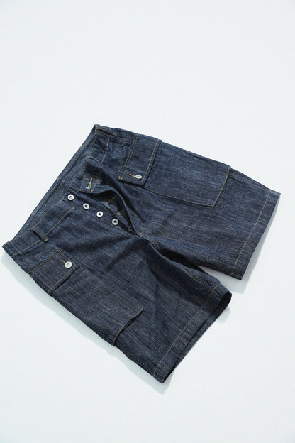 【PRE-ORDER 預訂】Aisumi Monkey Pants Short - Full House Denim & Workshop