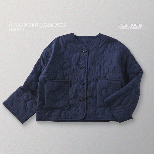 現已開啟訂購【樸渥】兎紋樣絎棉外套 Rabbit Pattern Quilted Jacket - Full House Denim & Workshop