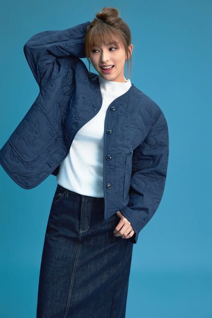 第四輪發售中【樸渥】兎紋樣絎棉外套 Rabbit Pattern Quilted Jacket - Full House Denim & Workshop