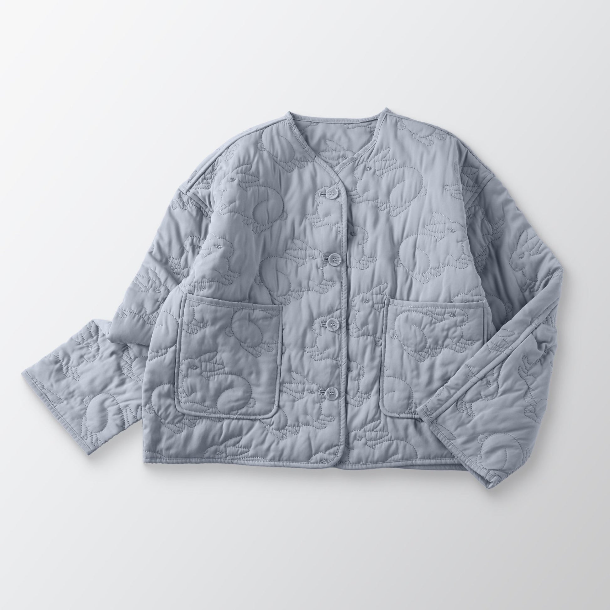 現已開啟訂購【樸渥】兎紋樣絎棉外套 Rabbit Pattern Quilted Jacket - Full House Denim & Workshop