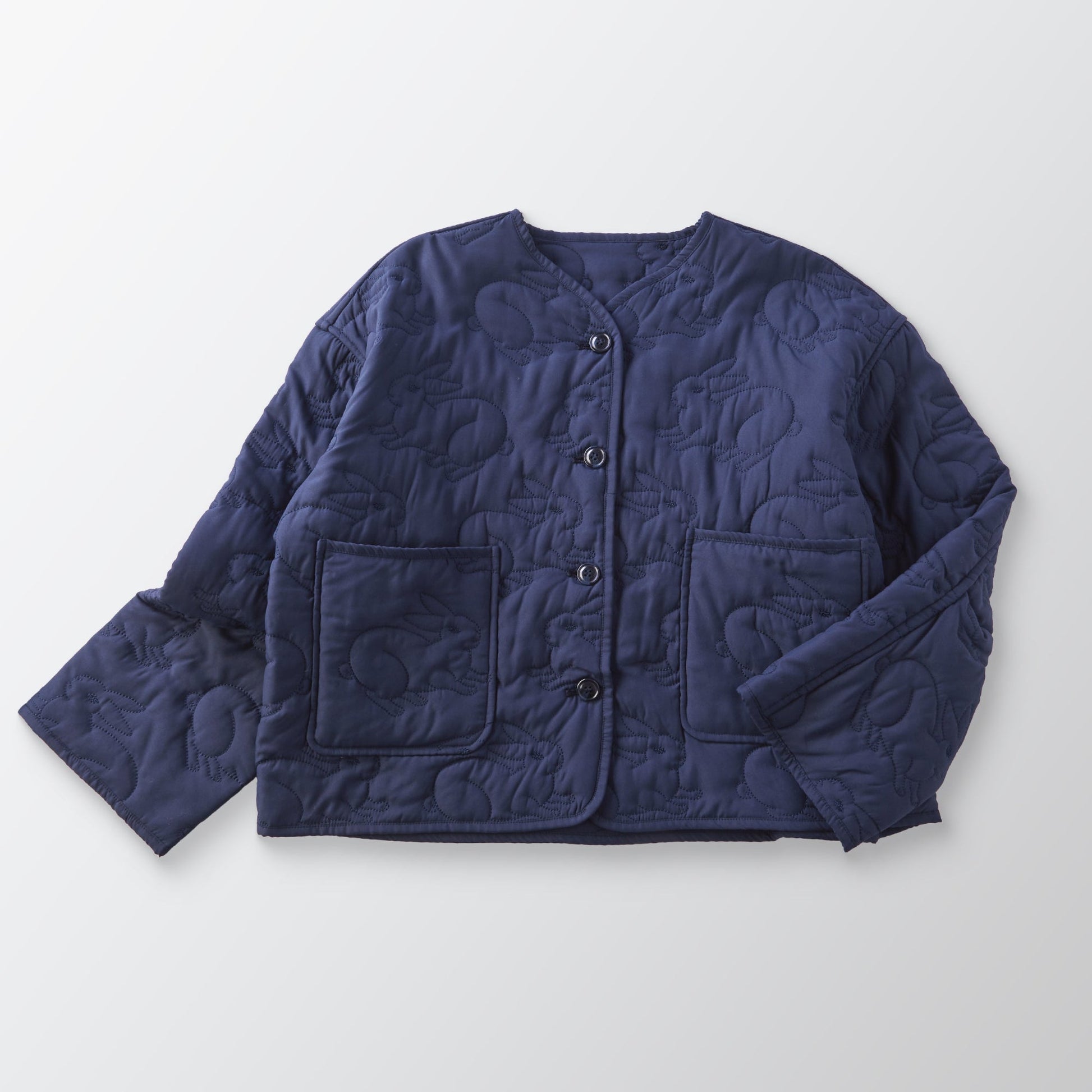 現已開啟訂購【樸渥】兎紋樣絎棉外套 Rabbit Pattern Quilted Jacket - Full House Denim & Workshop