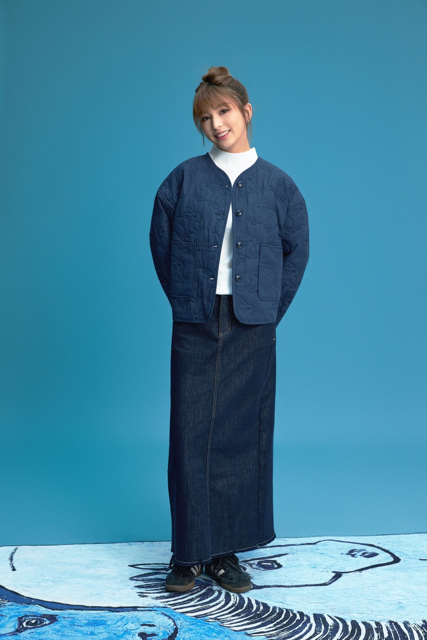 第四輪發售中【樸渥】兎紋樣絎棉外套 Rabbit Pattern Quilted Jacket - Full House Denim & Workshop