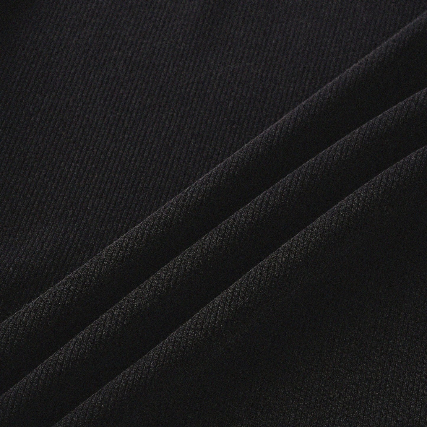 [Shoulder Ver.] Cat‘s Pose Ribbed Raglan T-shirt（Black） - Full House Denim & Workshop