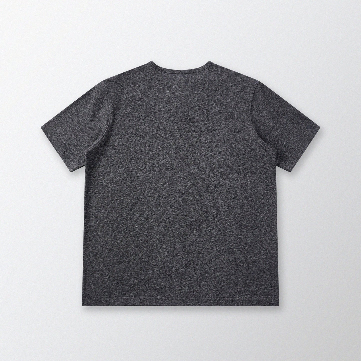 胡椒鹽冷感亨利領T-Shirt（黑色）Salt & Pepper Cooling Henley T-Shirt（Black） - Full House Denim & Workshop