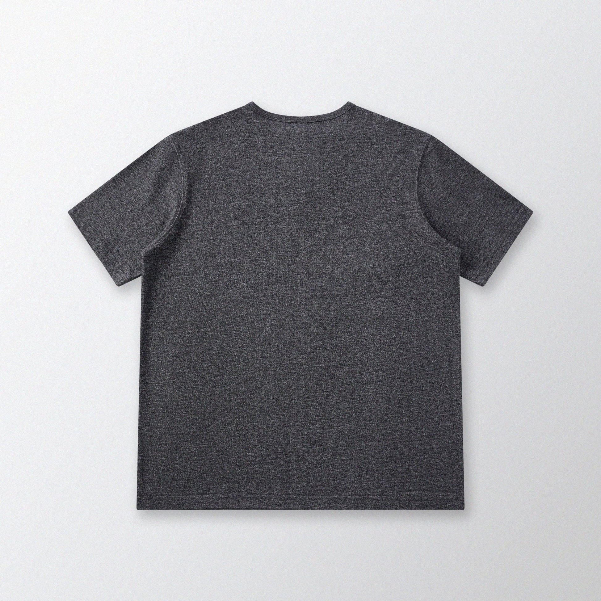 胡椒鹽冷感亨利領T-Shirt（黑色）Salt & Pepper Cooling Henley T-Shirt（Black） - Full House Denim & Workshop