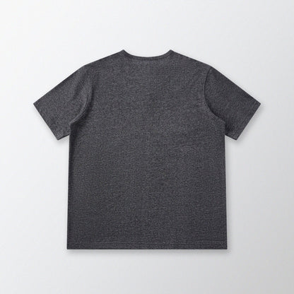 胡椒鹽冷感亨利領T-Shirt（黑色）Salt & Pepper Cooling Henley T-Shirt（Black） - Full House Denim & Workshop