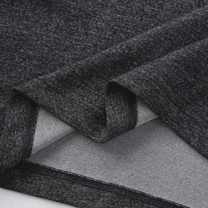 胡椒鹽冷感亨利領T-Shirt（黑色）Salt & Pepper Cooling Henley T-Shirt（Black） - Full House Denim & Workshop