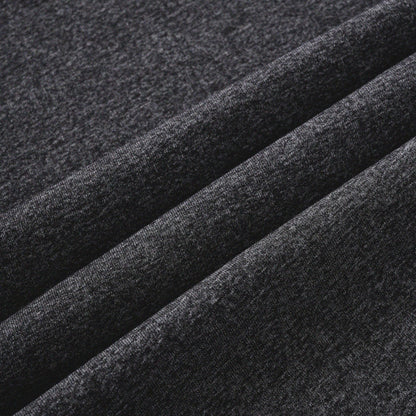 胡椒鹽冷感亨利領T-Shirt（黑色）Salt & Pepper Cooling Henley T-Shirt（Black） - Full House Denim & Workshop