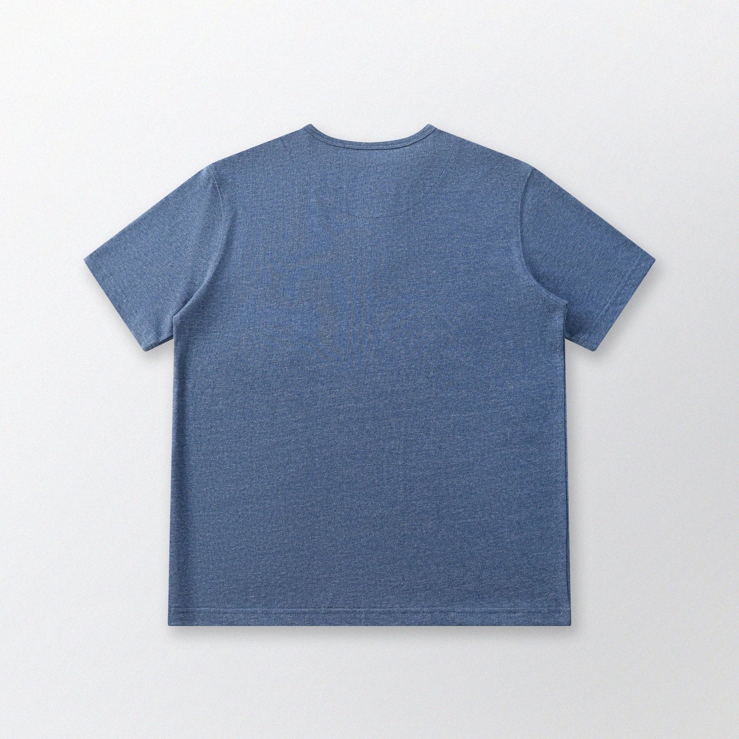 胡椒鹽冷感亨利領T-Shirt（藍色）Salt & Pepper Cooling Henley T-Shirt（Blue） - Full House Denim & Workshop