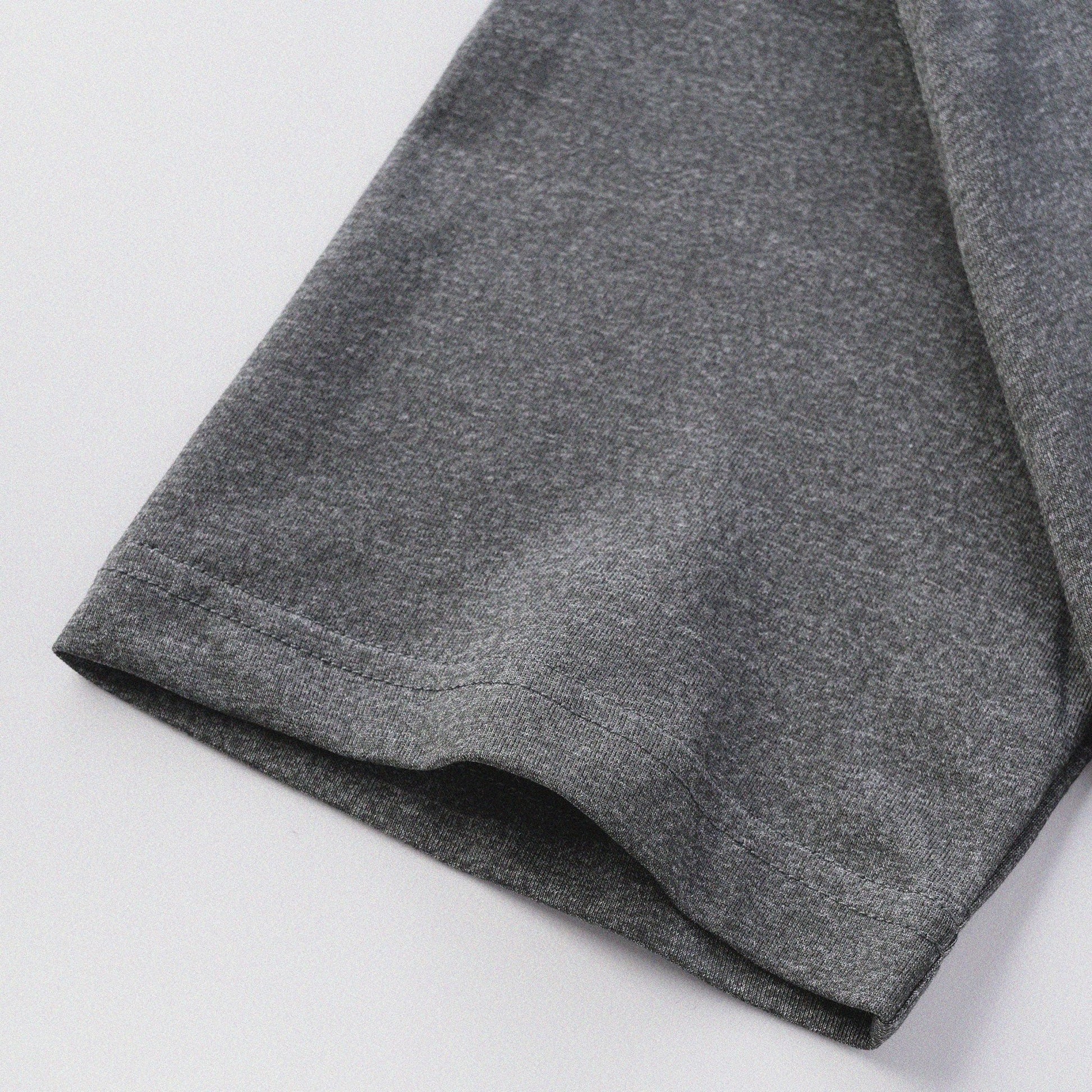 胡椒鹽冷感亨利領T-Shirt（灰色）Salt & Pepper Cooling Henley T-Shirt（Grey） - Full House Denim & Workshop