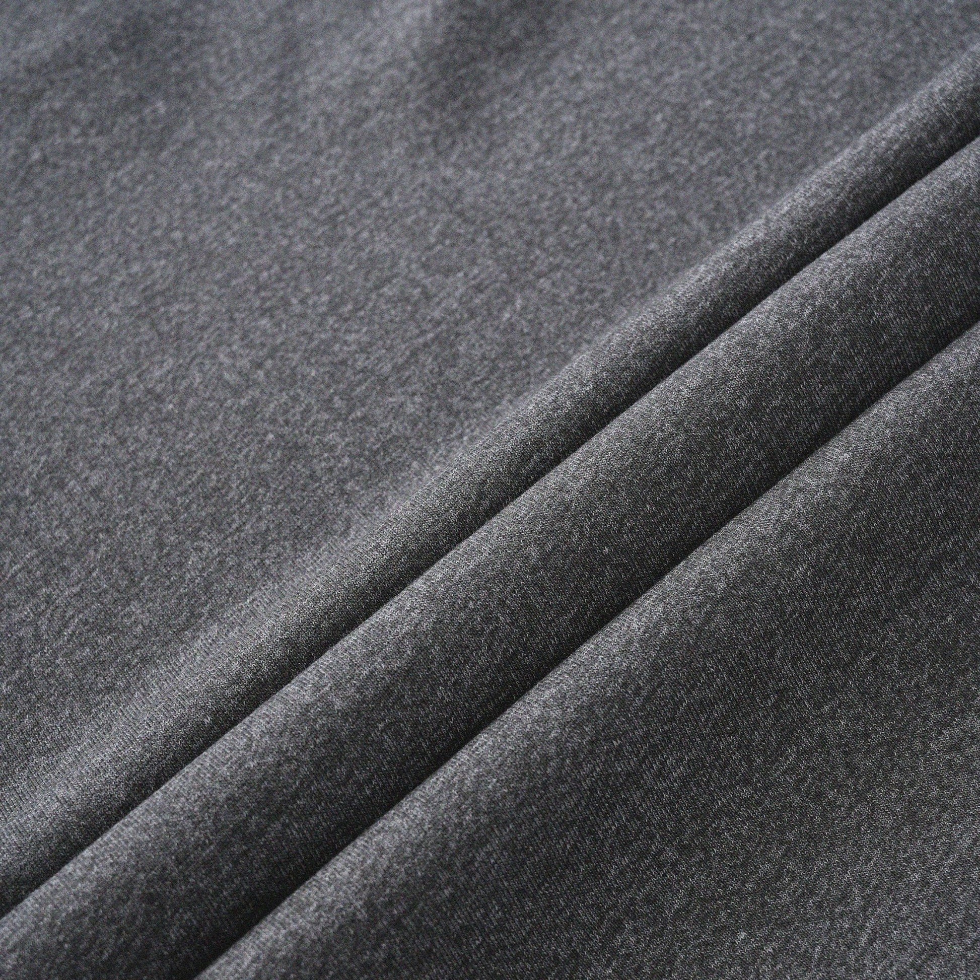 胡椒鹽冷感亨利領T-Shirt（灰色）Salt & Pepper Cooling Henley T-Shirt（Grey） - Full House Denim & Workshop