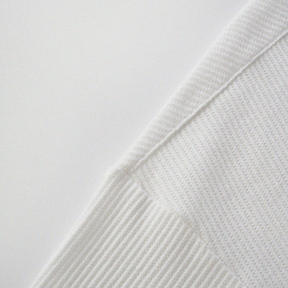 華夫格中式手工扣T-Shirt（雲峰白色）Waffle KF Button Boxy T-Shirt（White） - Full House Denim & Workshop