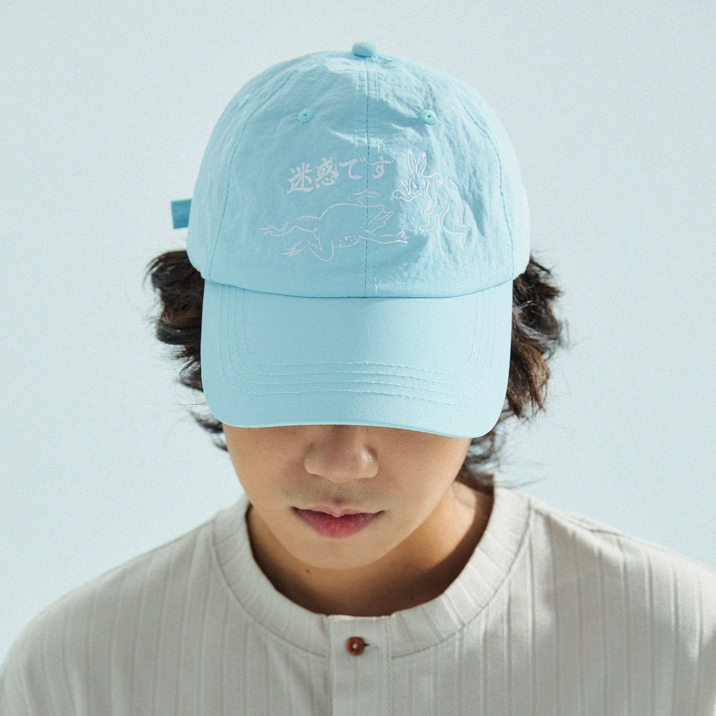 【Tiffany Blue】迷惑です Taslan Nylon Cap - Full House Denim & Workshop