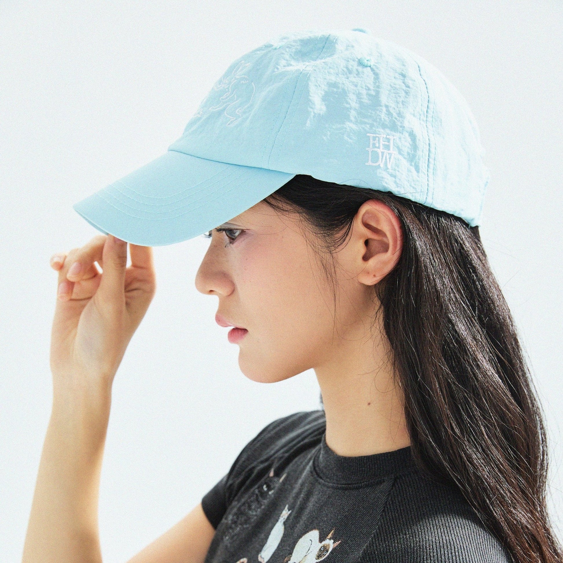 【Tiffany Blue】迷惑です Taslan Nylon Cap - Full House Denim & Workshop