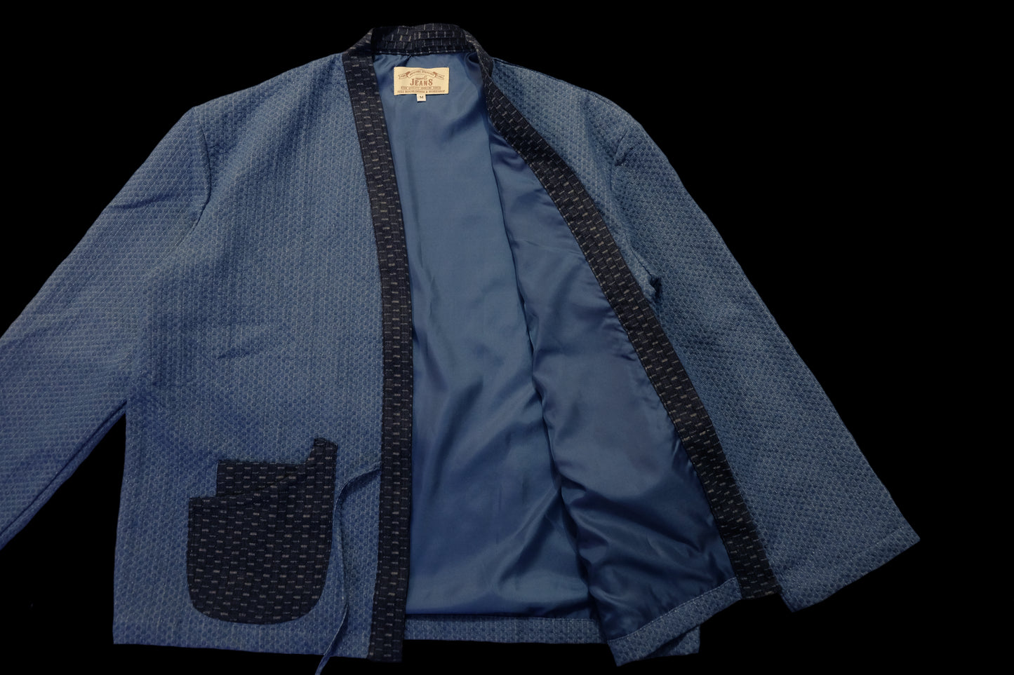 Cross Pattern Weaving Kimono