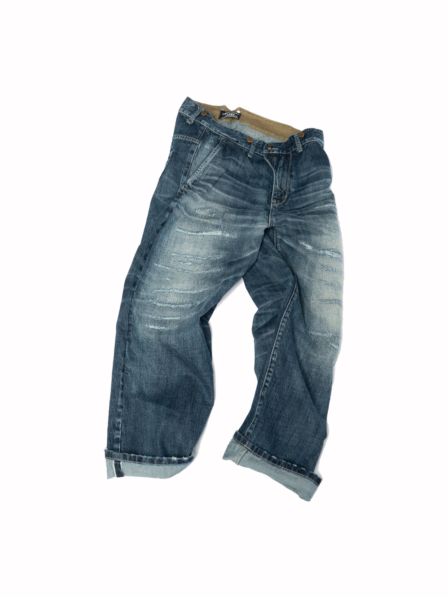 FH02 Damaged Washed Jeans Series【Type B】