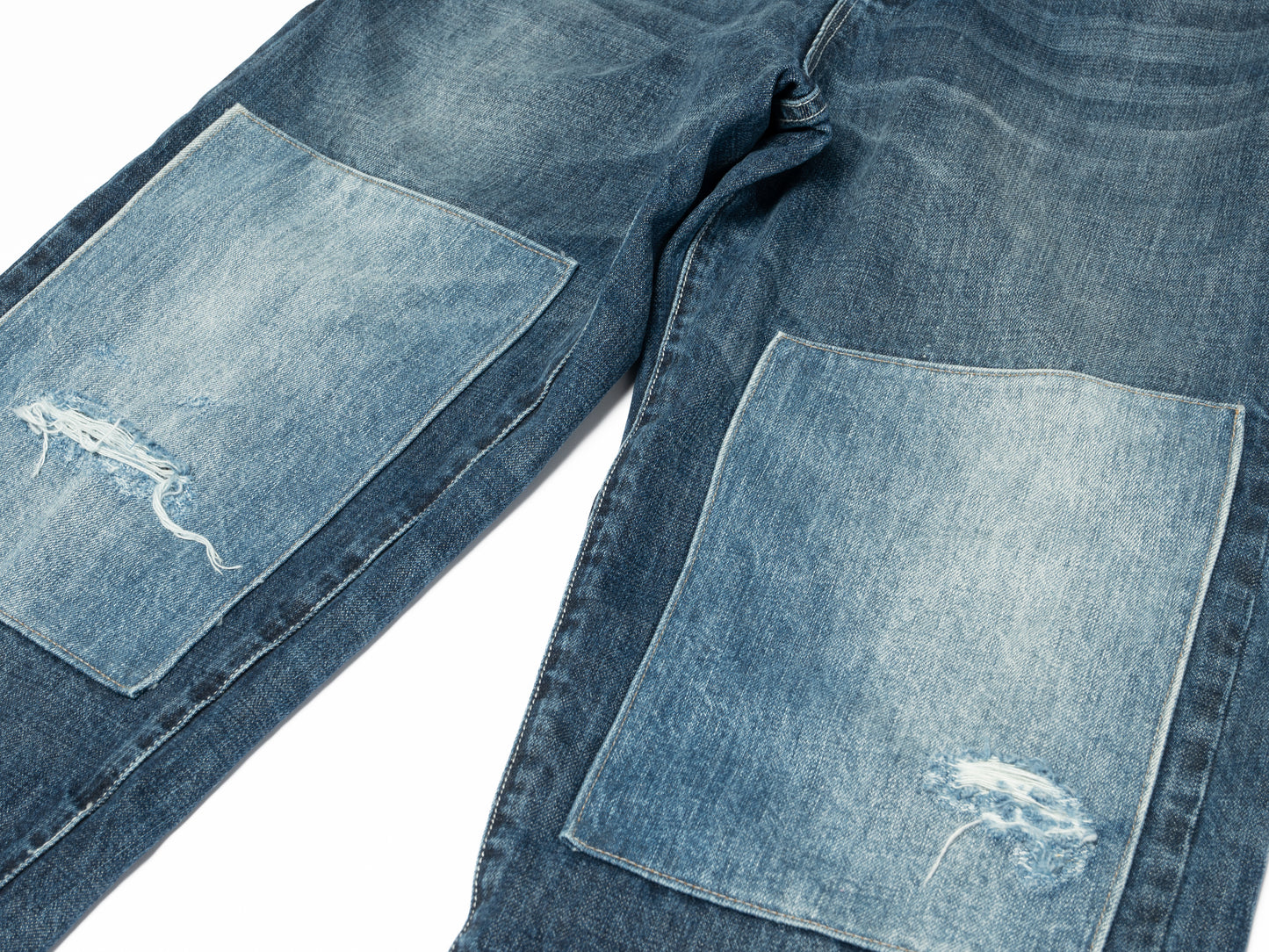 FH02 Damaged Washed Jeans Series【Type A】