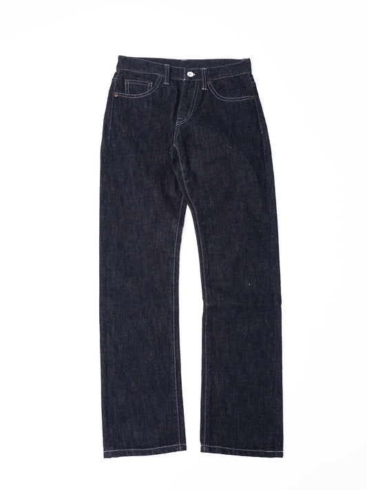 [Custom] No.21 Blue Black Dyed Unwashed Slim Fit Jeans