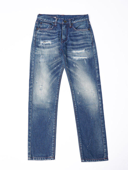 [Custom] No.29 Damaged Washed Slim Fit Jeans