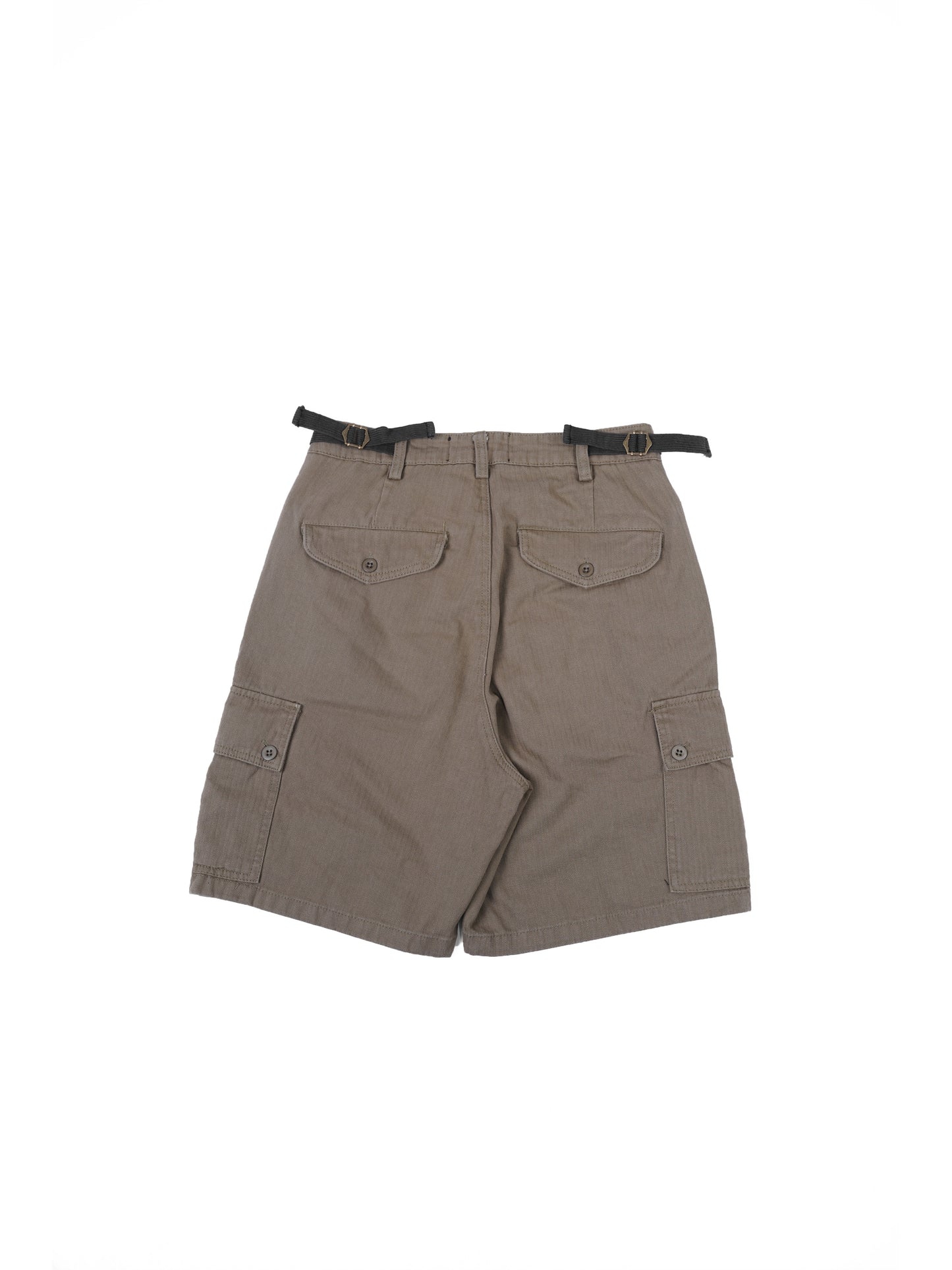 HBT04 Army Shorts 人字紋軍裝短褲