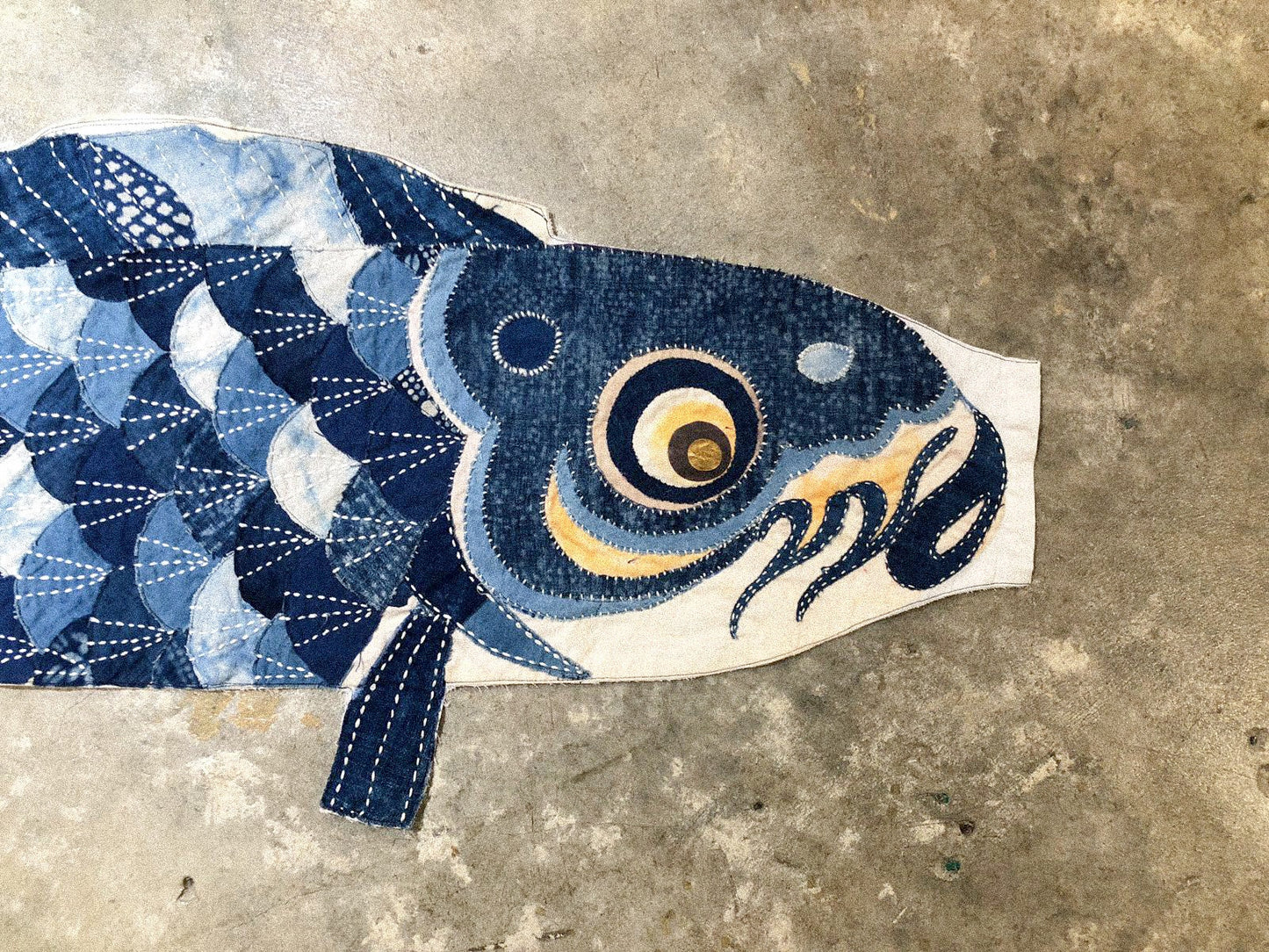 香港 Boro Sashiko 刺子繡 Koinobori 鯉魚旗 手工訂製 日本