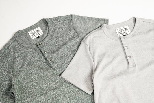 Japan Slub Cotton Henley T-Shirt 日本天竺棉亨利領T-Shirt