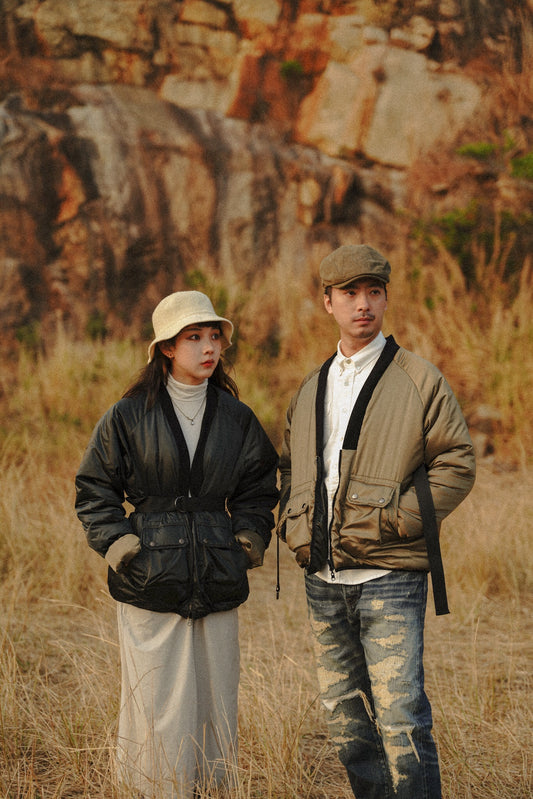 II Way Harrier Quilted Haori 雙面著用夾棉羽織