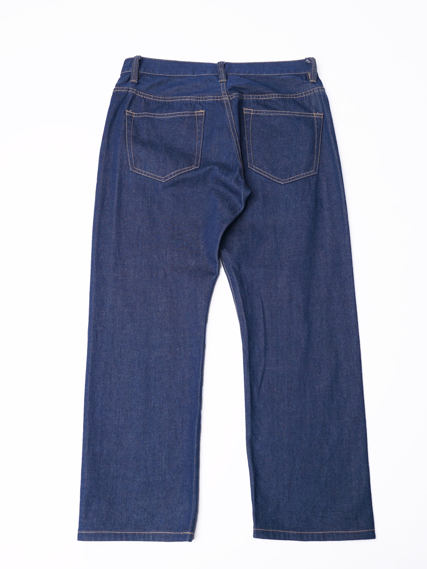 【Custom】H07 Indigo High-Rise 14oz. Straight Cut Jeans