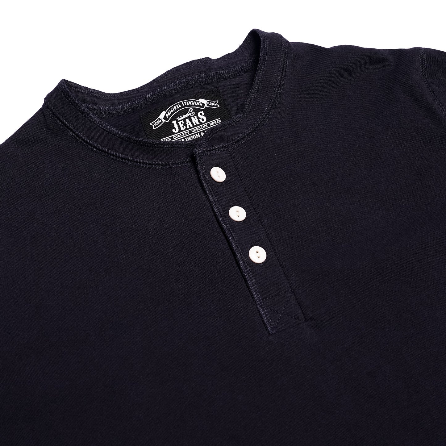 Classic Long Sleeve Henley T-Shirt